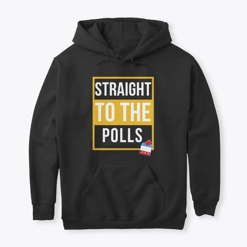 Straight to the Polls - Black and Gold